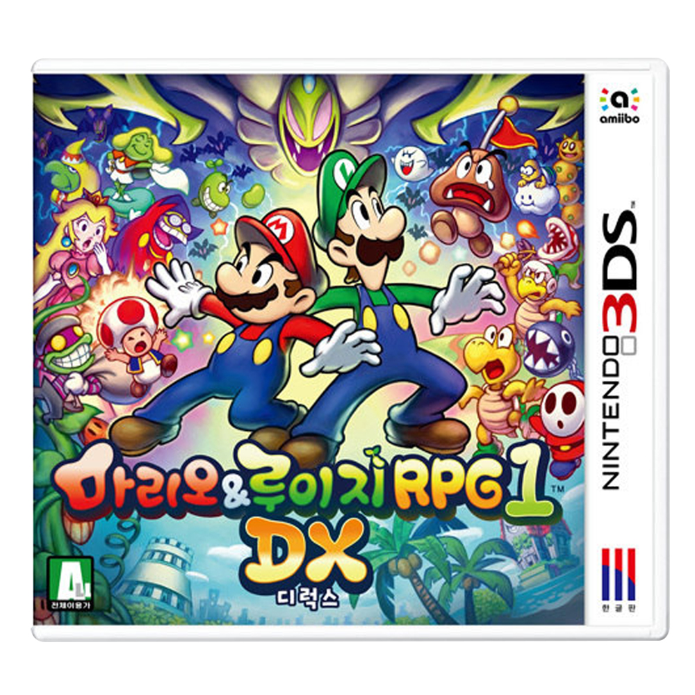 닌텐도 3DS 마리오 앤 루이지 RPG 알피지 1 DX 디럭스 한글 새제품 당일발송 - 상품 이미지