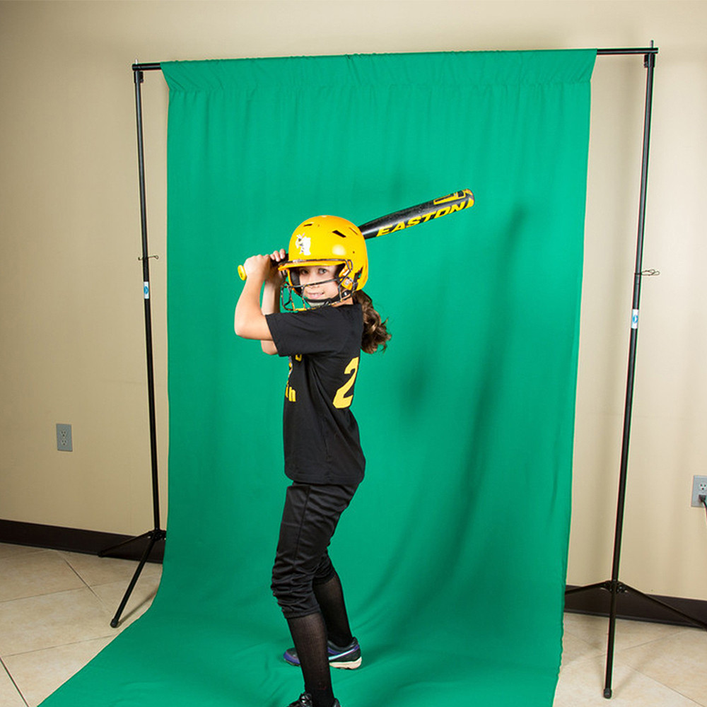 크로마키 스크린 촬영 배경 천 배경지 거치대 사진 뒷배경 스탠드 그린 2x2.8m