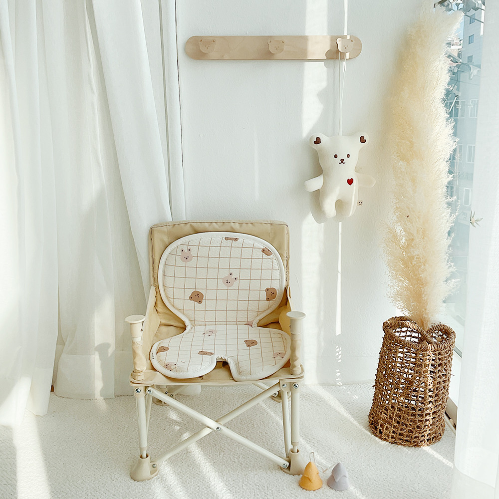 마롤로뜨 아기의자 라이너 뽀글이시리즈 쿨 에어매쉬 휴대용 체어 식탁의자 신생아 여름