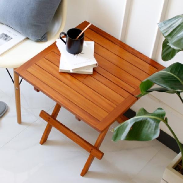 접이식 카페 테라스테이블 야외용 원목 테이블 업소용 야외 테이블