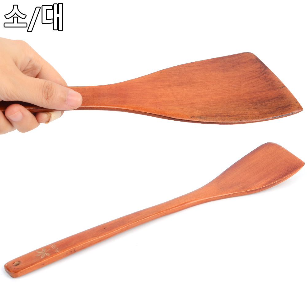 나무뒤집개 나무목 뒤집기 계란말이뒤집개 - 상세 이미지 2