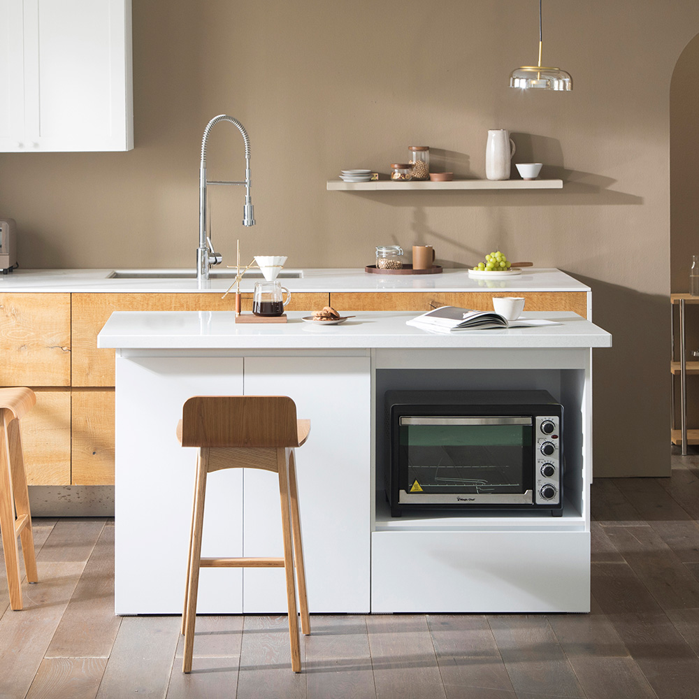 장인가구 리들리 케이 대리석 조리대 아일랜드 식탁 1600 렌지대형