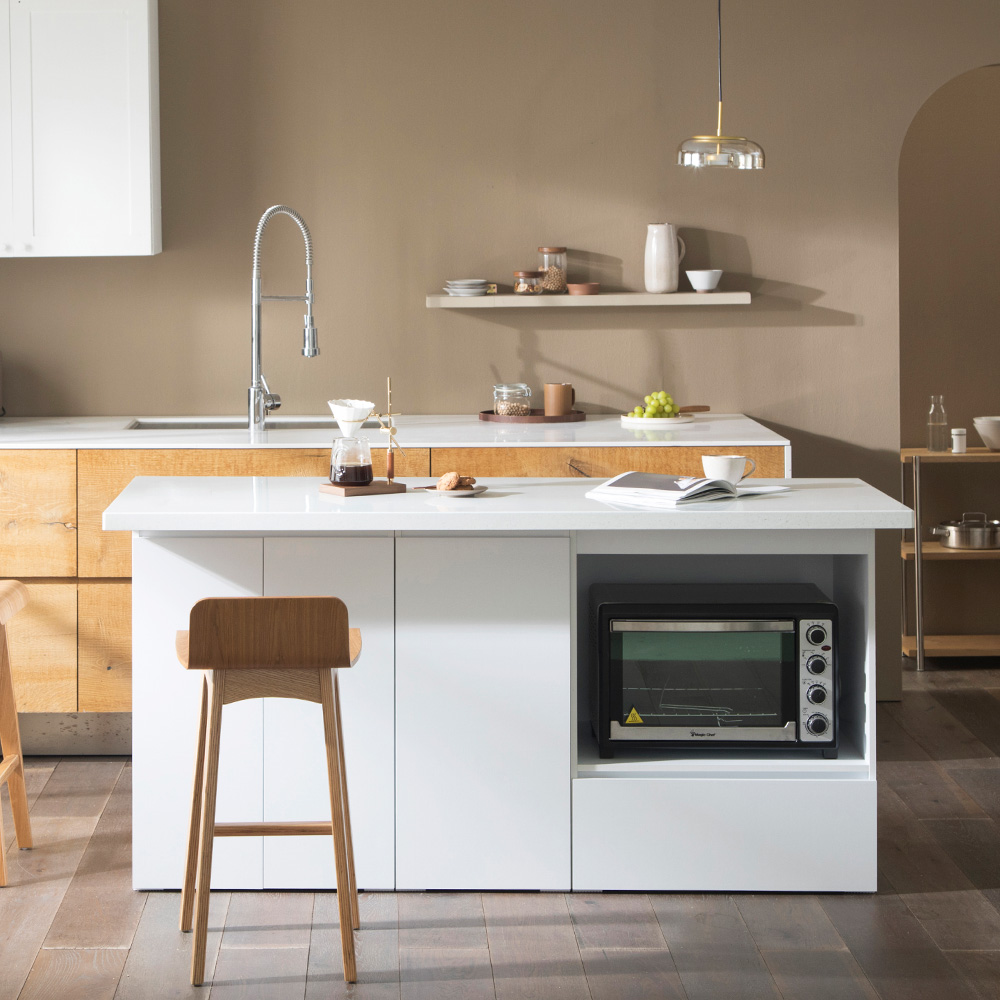 장인가구 리들리 케이 대리석 조리대 아일랜드 식탁 1800 렌지대형