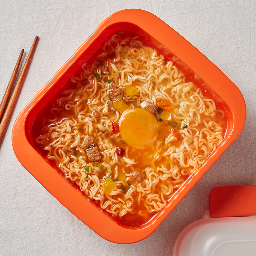 락앤락 속이 보이는 렌지락 전자레인지 라면 용기 스팀홀 밀폐용기 1.1L