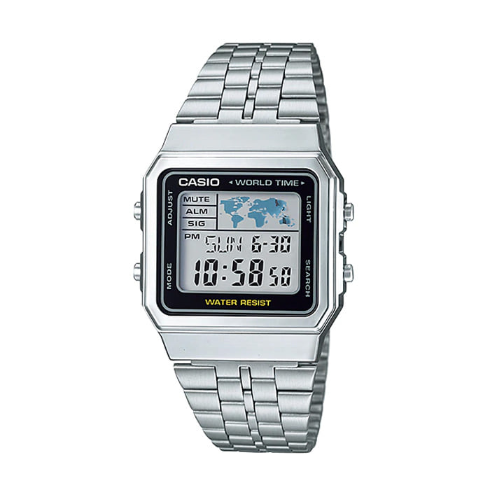 A500WA-1D 카시오 CASIO 월드타임 빈티지 공용 시계 : 타임컬렉션