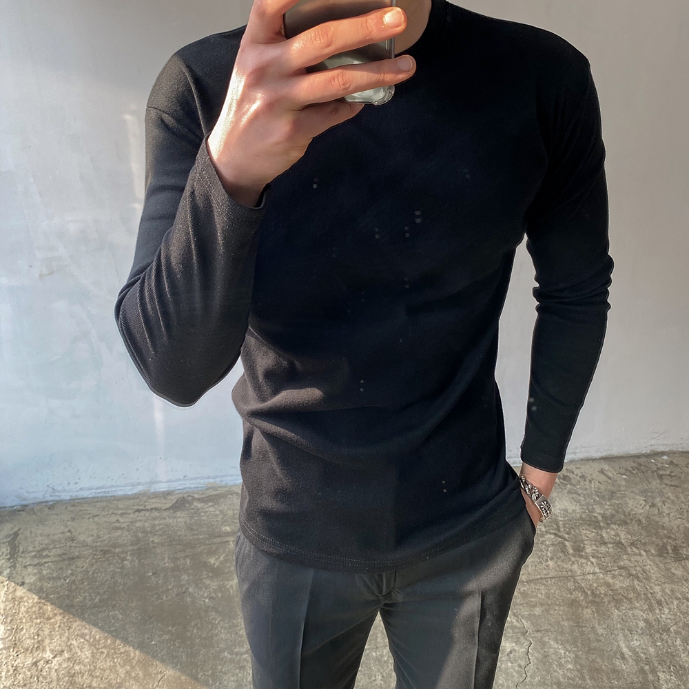 머슬핏긴팔 머슬핏티셔츠 쭉티 이미지 3