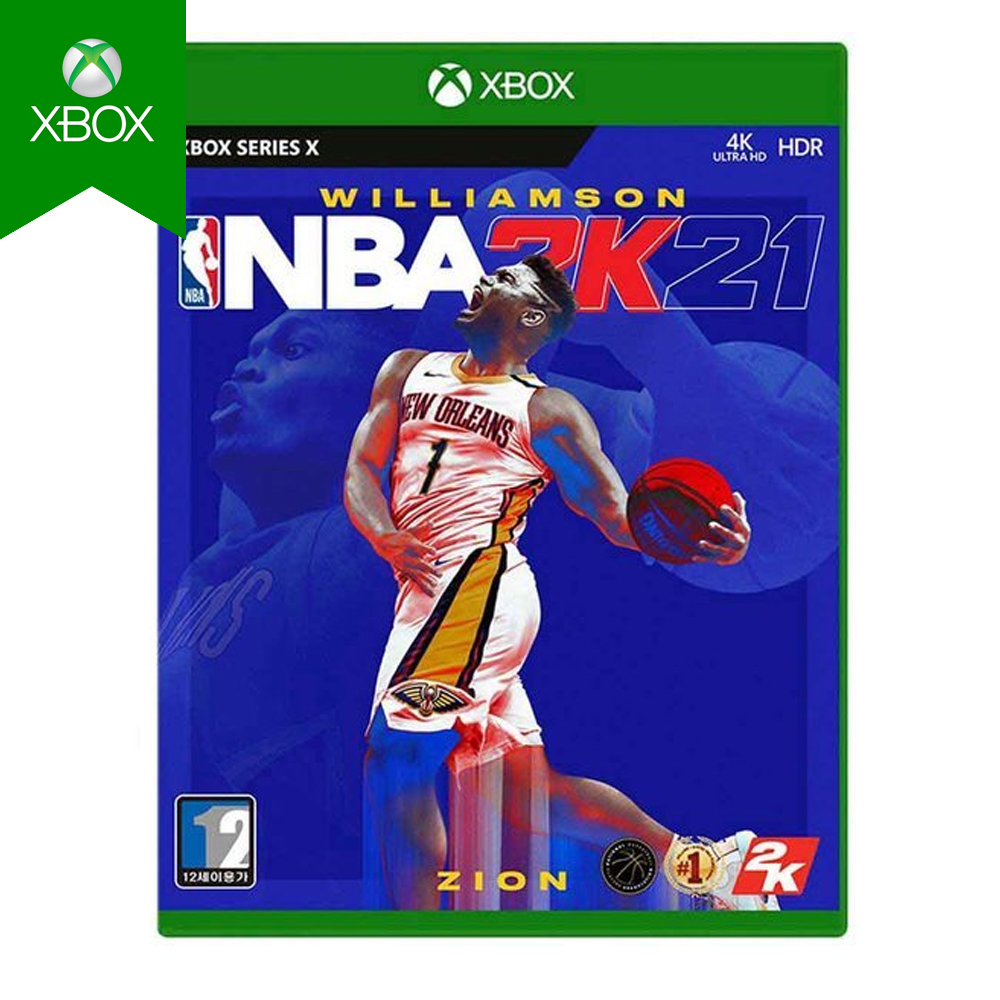 XBOX SEREIS X NBA 2K21 농구 초회판 코드 포함 한글 새제품 CD - 상품 이미지