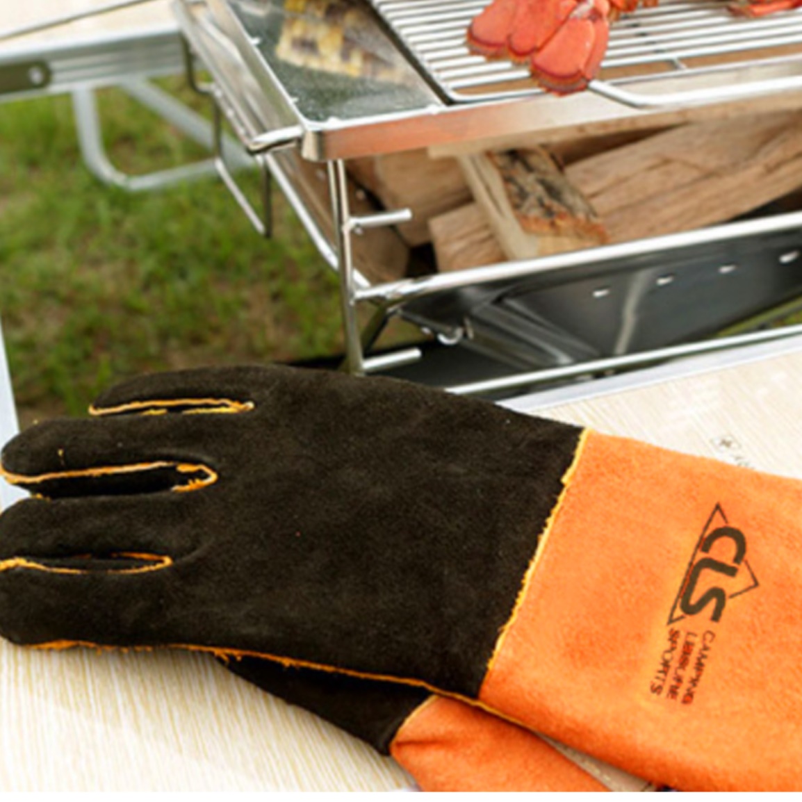 BBQ 장갑 감성 캠핑용 바베큐 장갑 캠핑 그릴 장갑 바베큐용