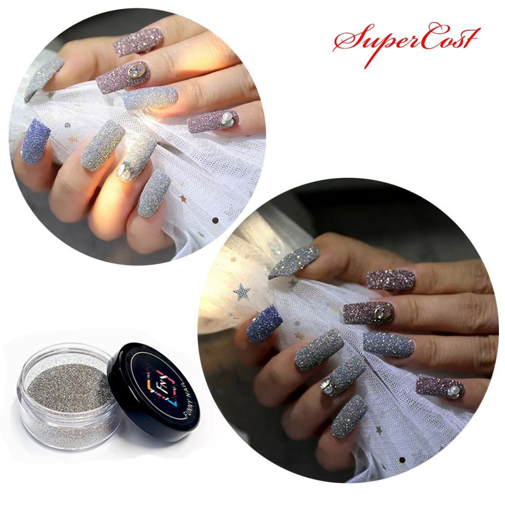 네일아트 블링블링 반사글리터 파우더 대용량 15g 8종 : 슈퍼코스트
