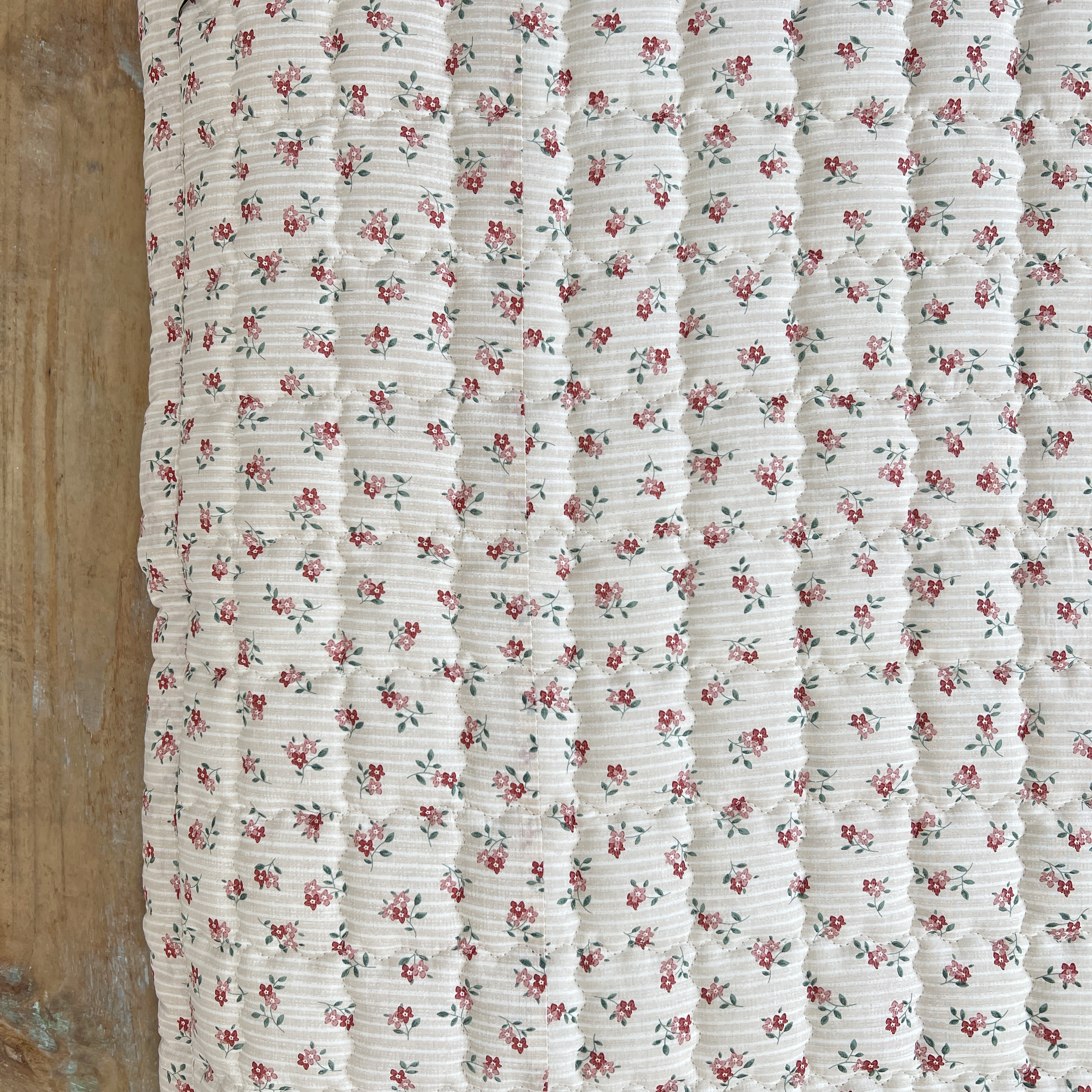 플라워 베일리 워싱 아사 순면 미끄럼방지 사계절 패드 S/SS