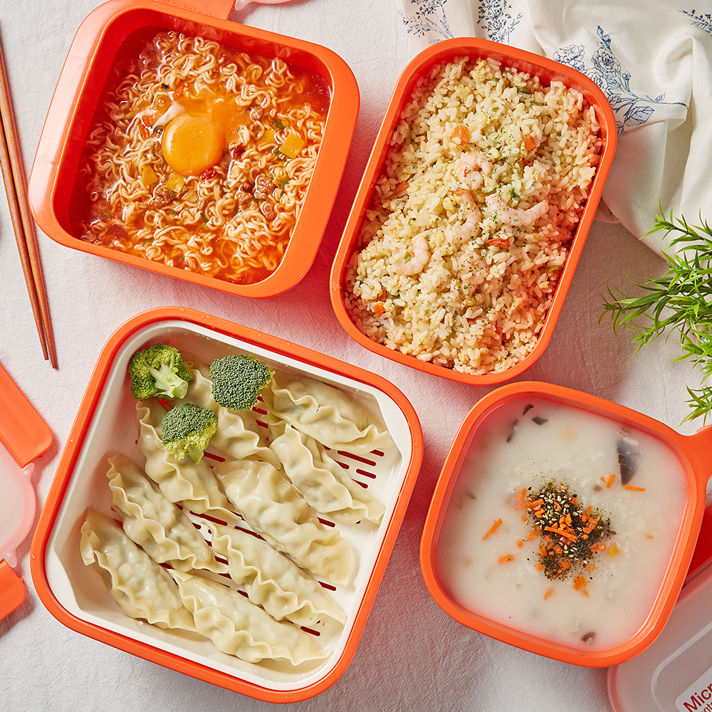락앤락 속이 보이는 렌지락 전자레인지 찜 라면 국 덮밥 용기 스팀홀 밀폐용기