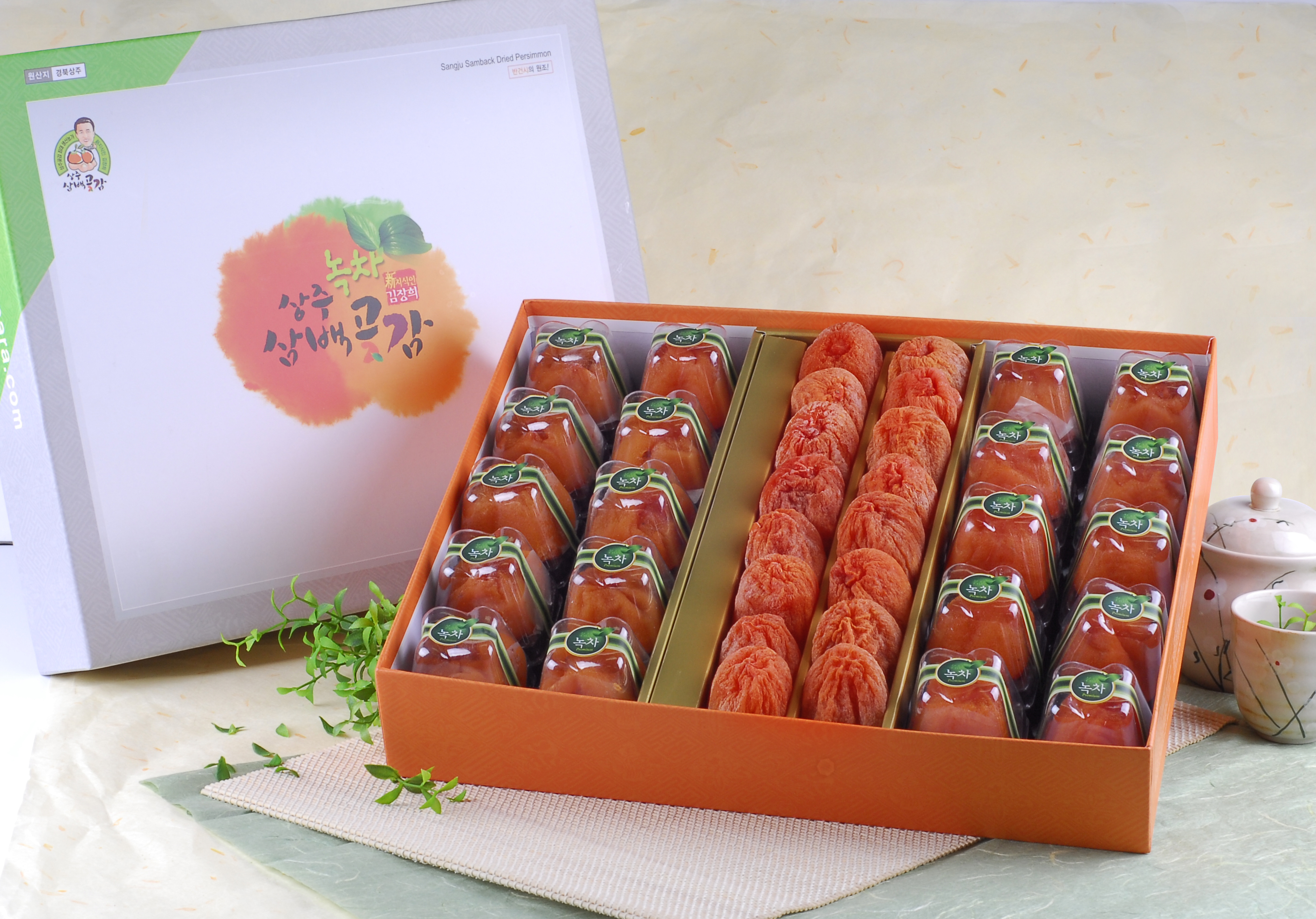 상주삼백곶감 더블세트5호(반건시60g 20개 건시40-50g 10-16개) - 상품 이미지