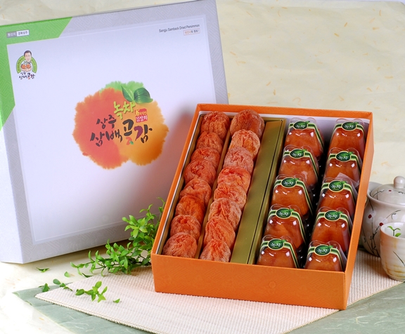 상주삼백곶감 더블세트1호(반건시10개 건시10-12개) - 상품 이미지
