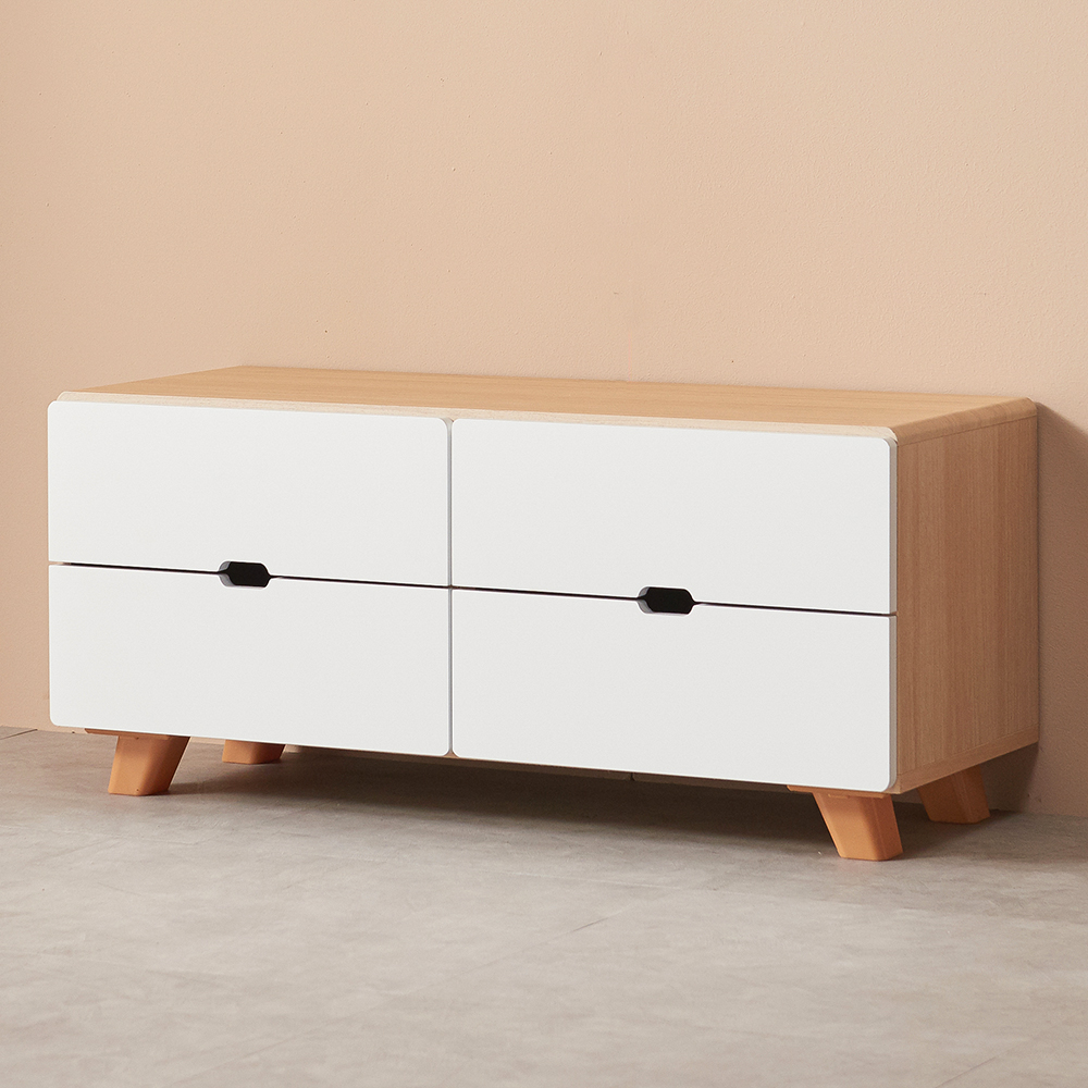 랑고 미니 슬림 TV 다이 서랍장 800