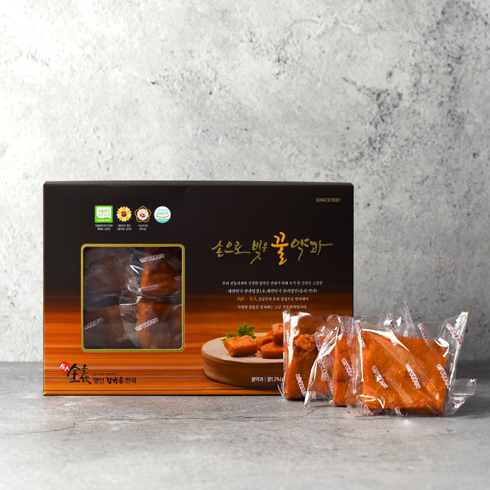 명인 명장 김규흔 한과 손으로 빚은 꿀약과 320g 이미지 4