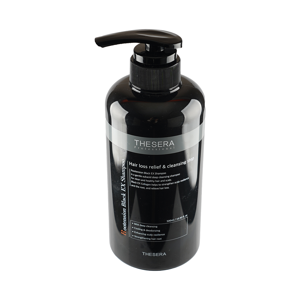 더쎄라 루텐션 블랙 EX 샴푸 500ml 탈모샴푸 약산성 두피각질 노폐물제거 이미지 6