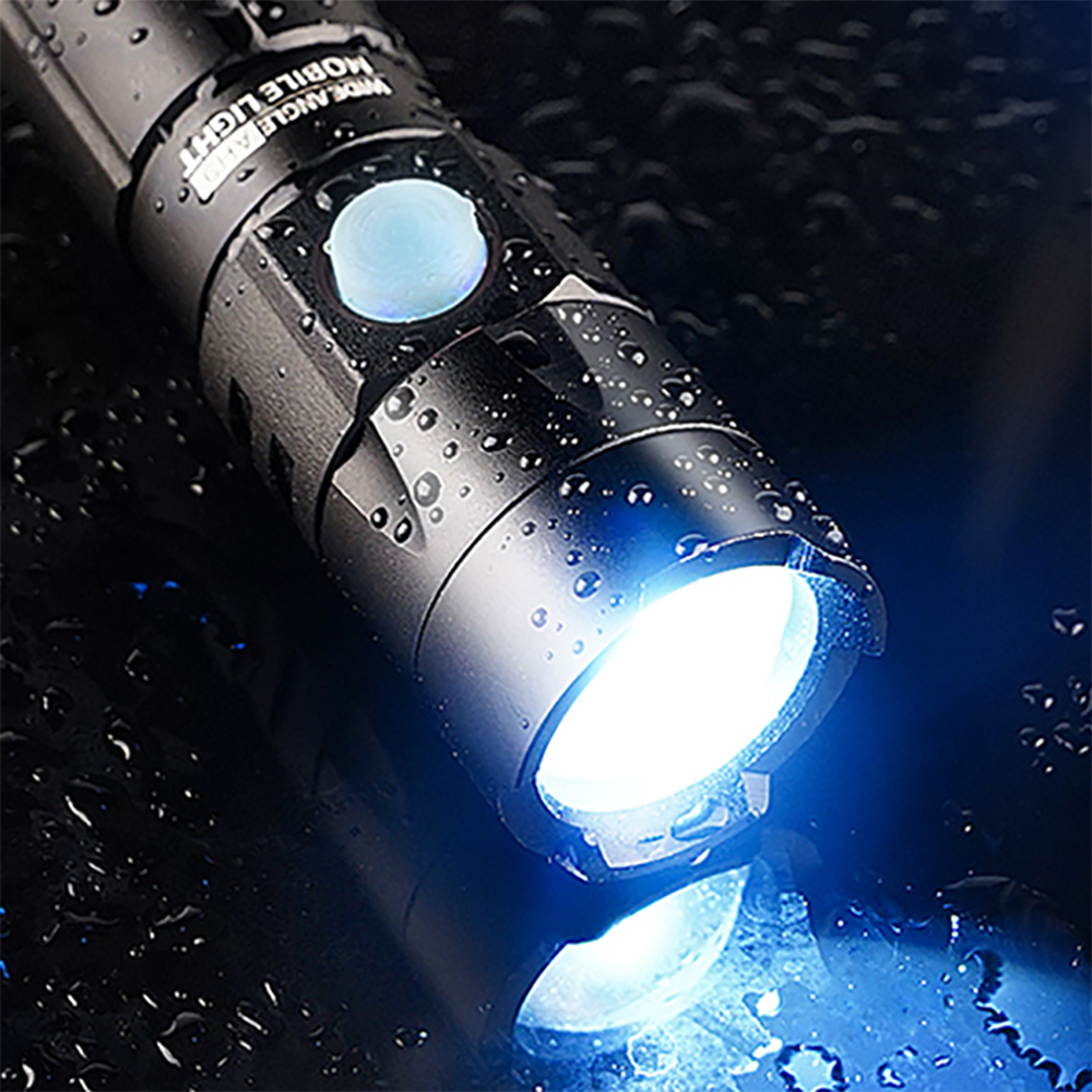 초고광도 랜턴 충전식 USB 다기능 led 손전등 휴대용 후레쉬 써치라이트