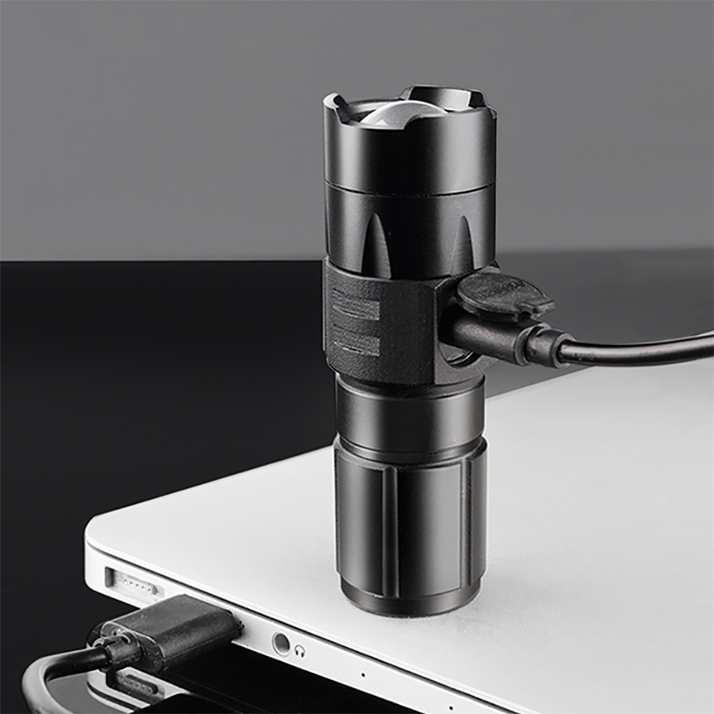 초고광도 랜턴 충전식 USB 다기능 led 손전등 휴대용 후레쉬 써치라이트