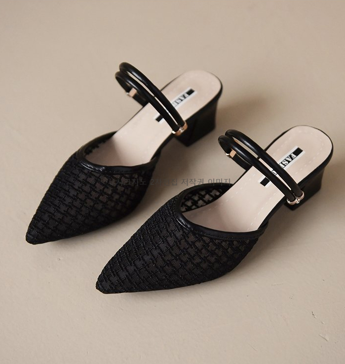 225-255 키로하 5cm 스틸레토 스트랩 뮬 블로퍼 2color 상세 이미지 11