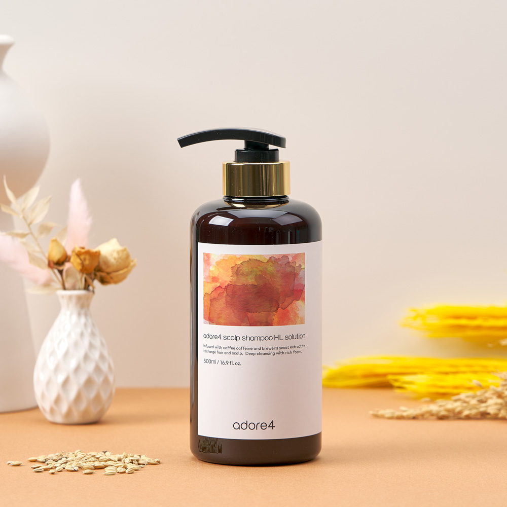 어도어포 코어 약산성 두피샴푸 HL솔루션 (맥주효모+커피샴푸), 500g, 1개 이미지 4