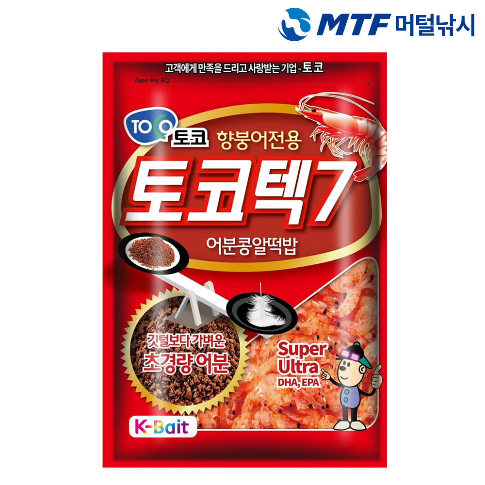 토코 토코텍7 어분 콩알 떡밥 400g 향붕어 전용 - 상품 이미지