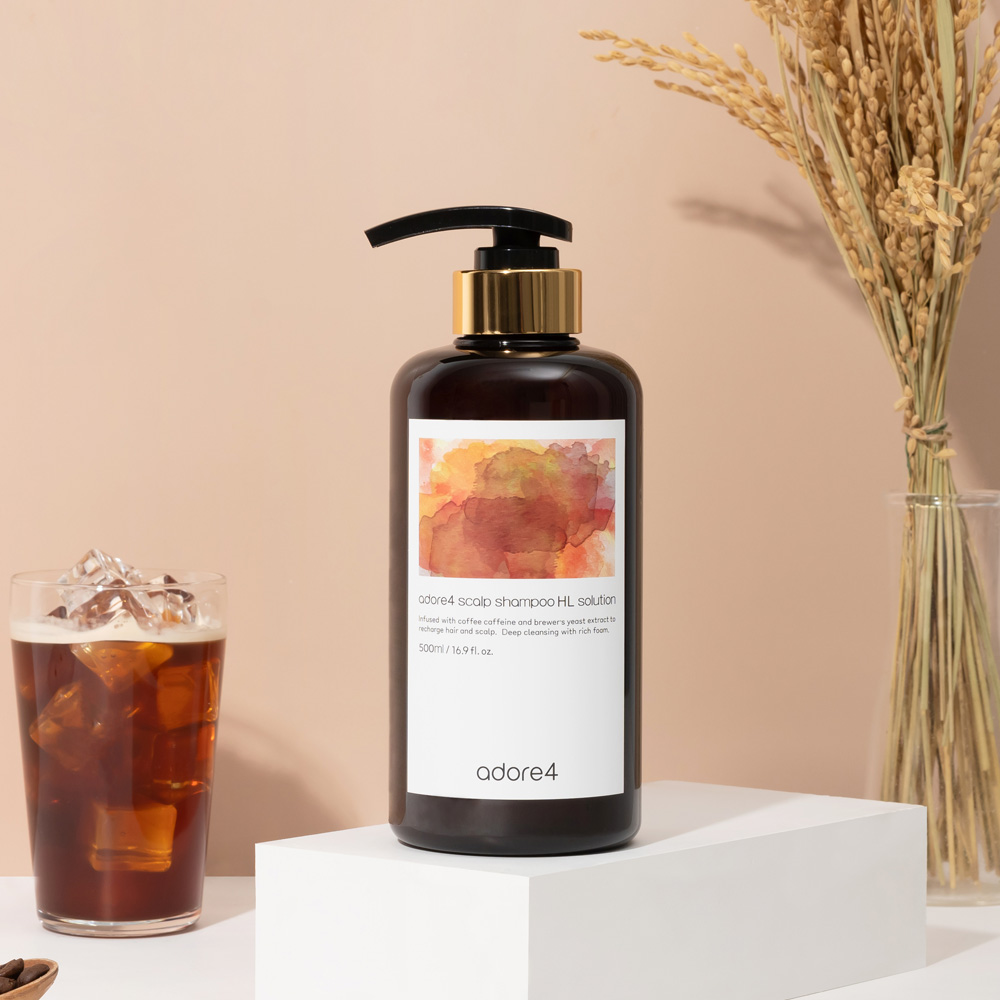 어도어포 HL 두피샴푸 맥주효모 카페인 커피샴푸 약산성 500g