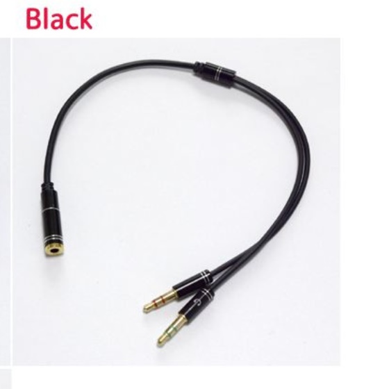 데스크탑 이어폰 젠더 3.5mm 변환 y자 노트북케이블 4극 3극 pc용 게이밍마이크 잭 이미지 8