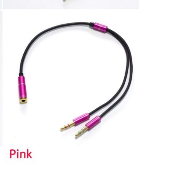 데스크탑 이어폰 젠더 3.5mm 변환 y자 노트북케이블 4극 3극 pc용 게이밍마이크 잭 이미지 6