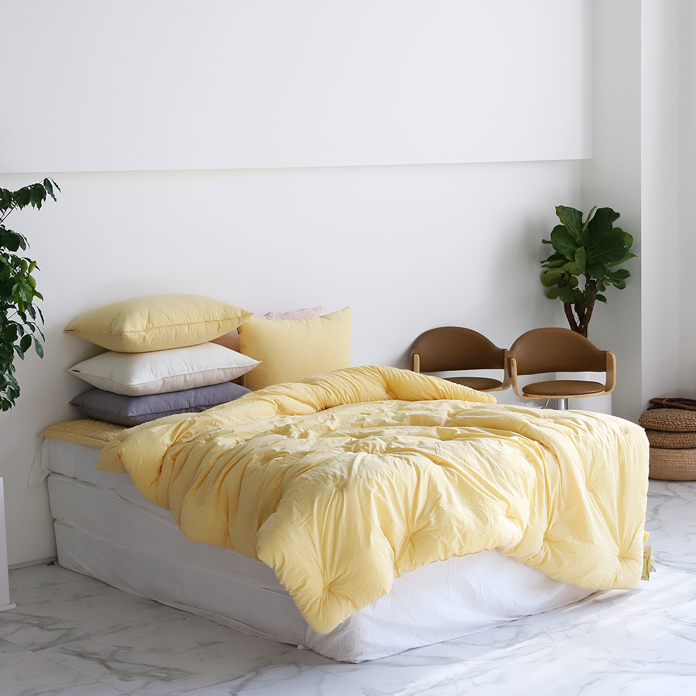 쿠에뜨 순면차렵 알러지케어 먼지없는이불 뮤 80수 피그먼트이불