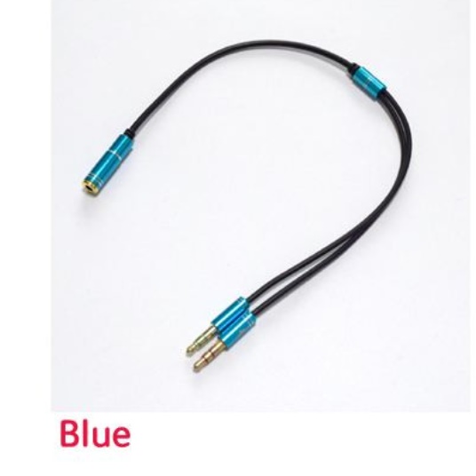 데스크탑 이어폰 젠더 3.5mm 변환 y자 노트북케이블 4극 3극 pc용 게이밍마이크 잭 이미지 7