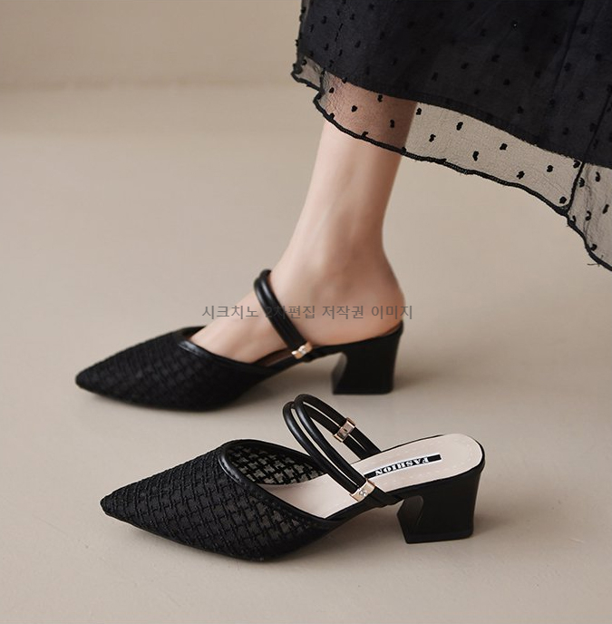 225-255 키로하 5cm 스틸레토 스트랩 뮬 블로퍼 2color 상세 이미지 10