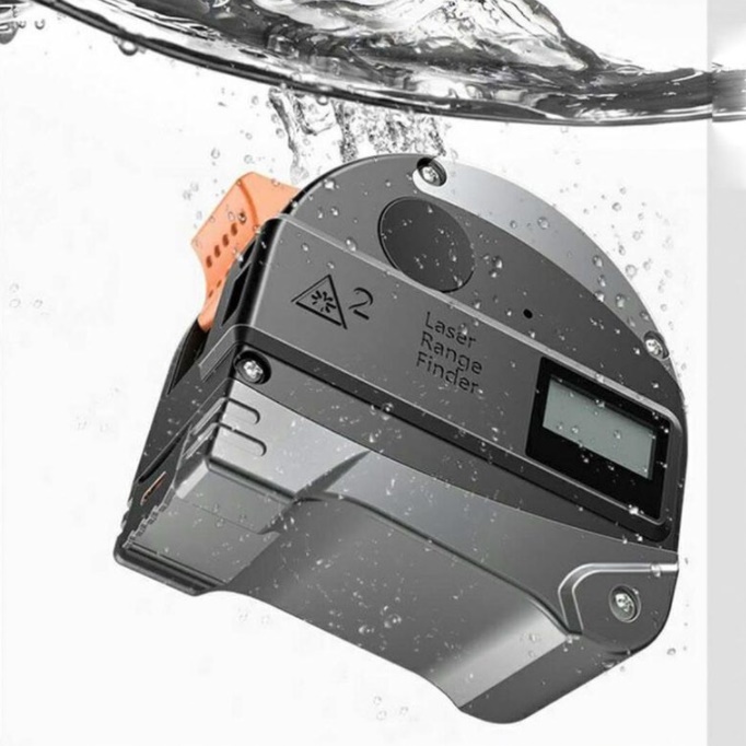 2in1 레이저길이측정 30m 줄자 5m 생활방수 방진 USB충전 레이저포인터자