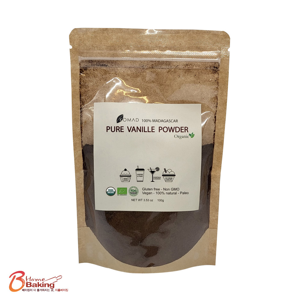 마다가스카르바닐라빈파우더100g 프리미엄고메등급 분말 익스트랙트 바닐라익스트렉트 가루 - 메인 이미지