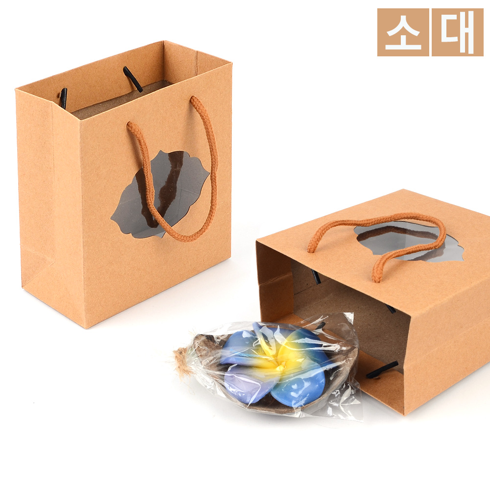 윈도우쇼핑백 크라프트종이백 선물용종이가방 이미지 6