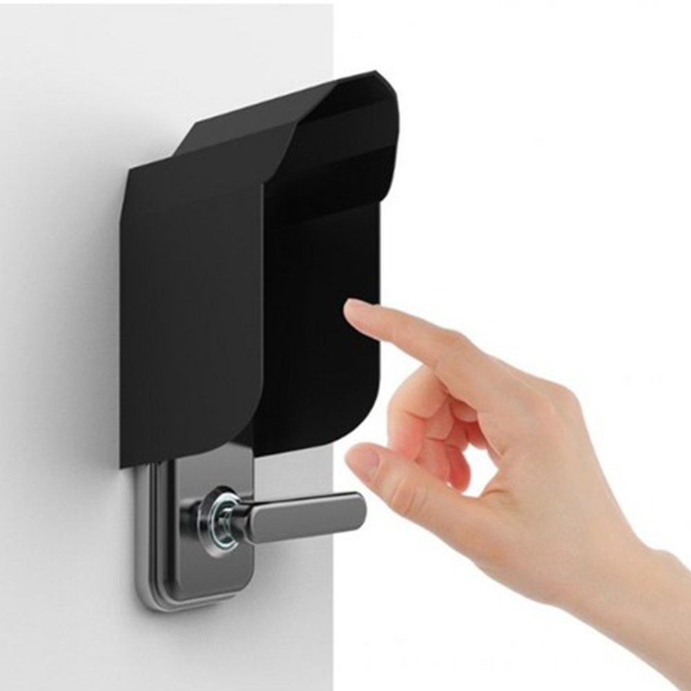 도어락가리개 비밀번호 가림판 현관문 시야각차단 커버 가림 방수 햇빛 빗물 레인 덮개