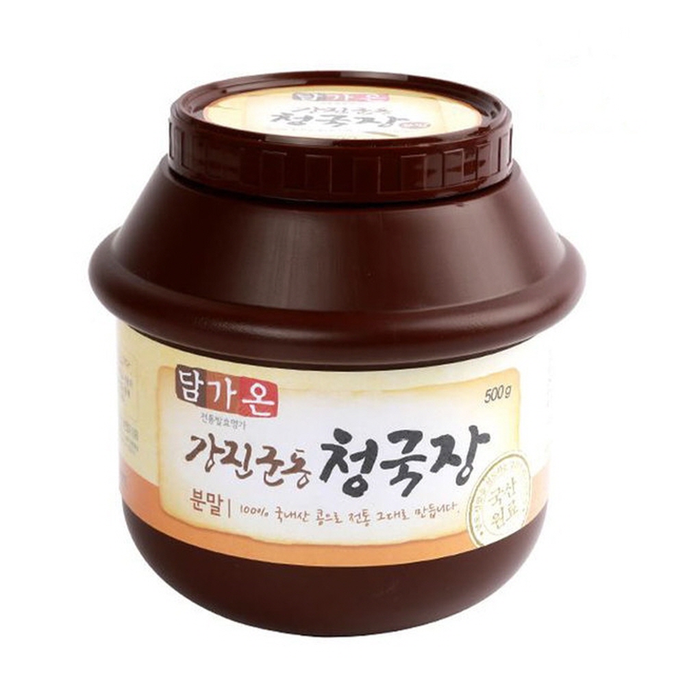 청국장가루 500g/한정식의고장 전라도 강진 옛날 시골 전통 촌 재래식 전통장 - 상품 이미지