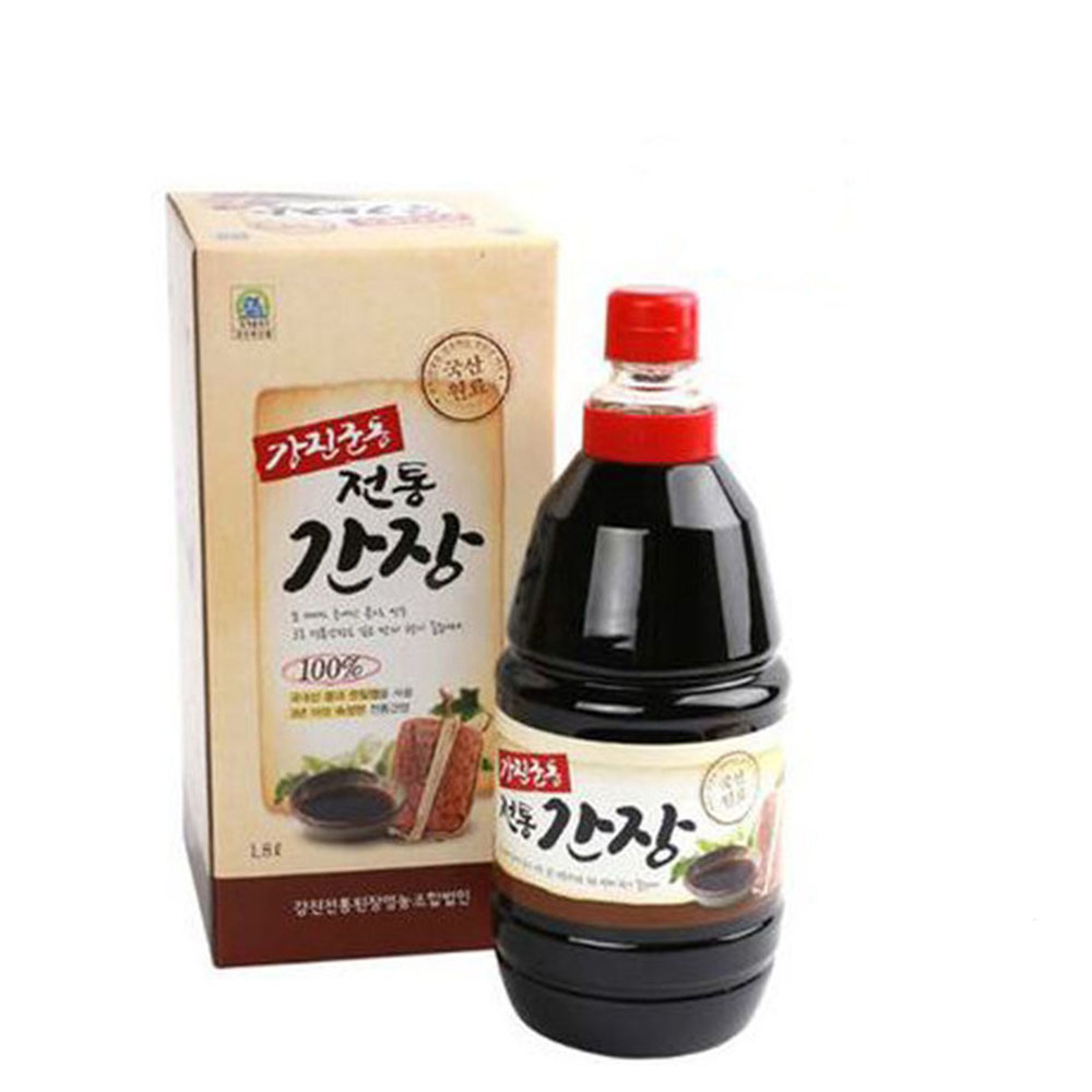 조선간장 1.8리터/전라도 강진 깊은장맛 옛날 재래식 시골 전통 촌 3년숙성 국간장 무침용 - 메인 이미지