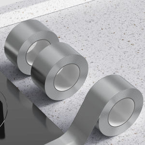 싱크대 오염방지 은박 알루미늄 방수테이프 틈새차단 강력접착 다용도 3cm 실사용 후기 | 효과 있을까? - 상품 이미지 2