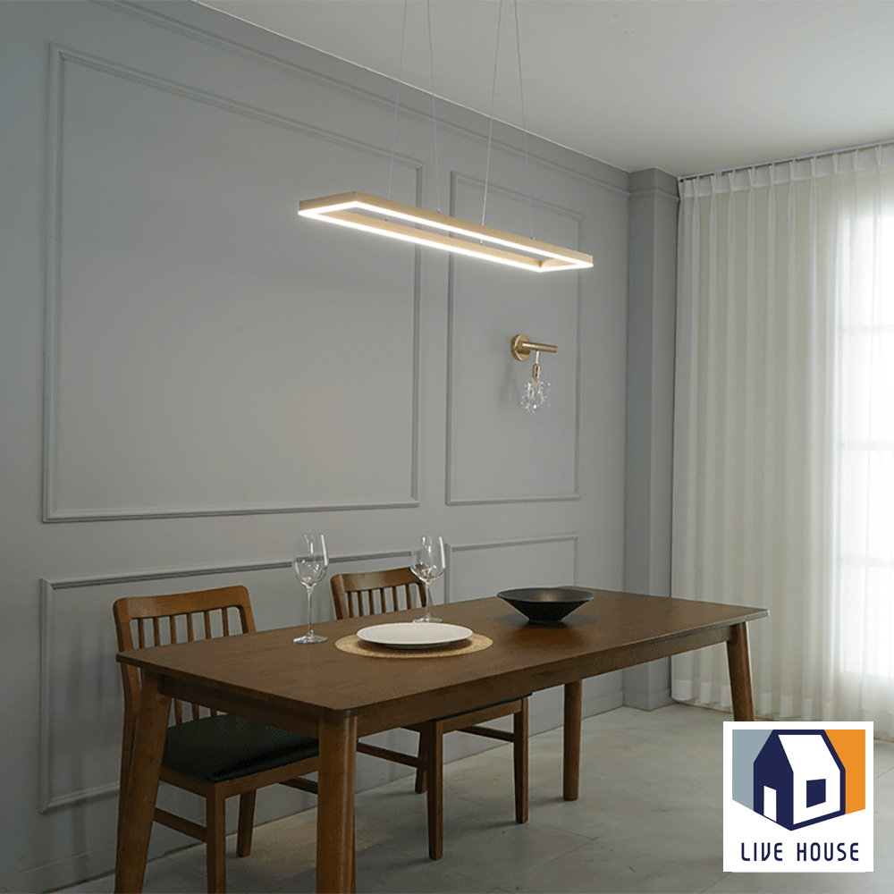 사각 골드 조명 인테리어 LED 식탁등 주방 조명 교체 클로이