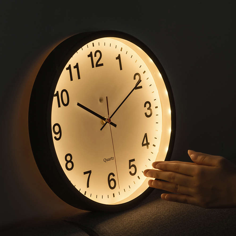 플라이토 아폴로 무선 인테리어 LED 조명 벽시계 30Cm - 상세 이미지 3