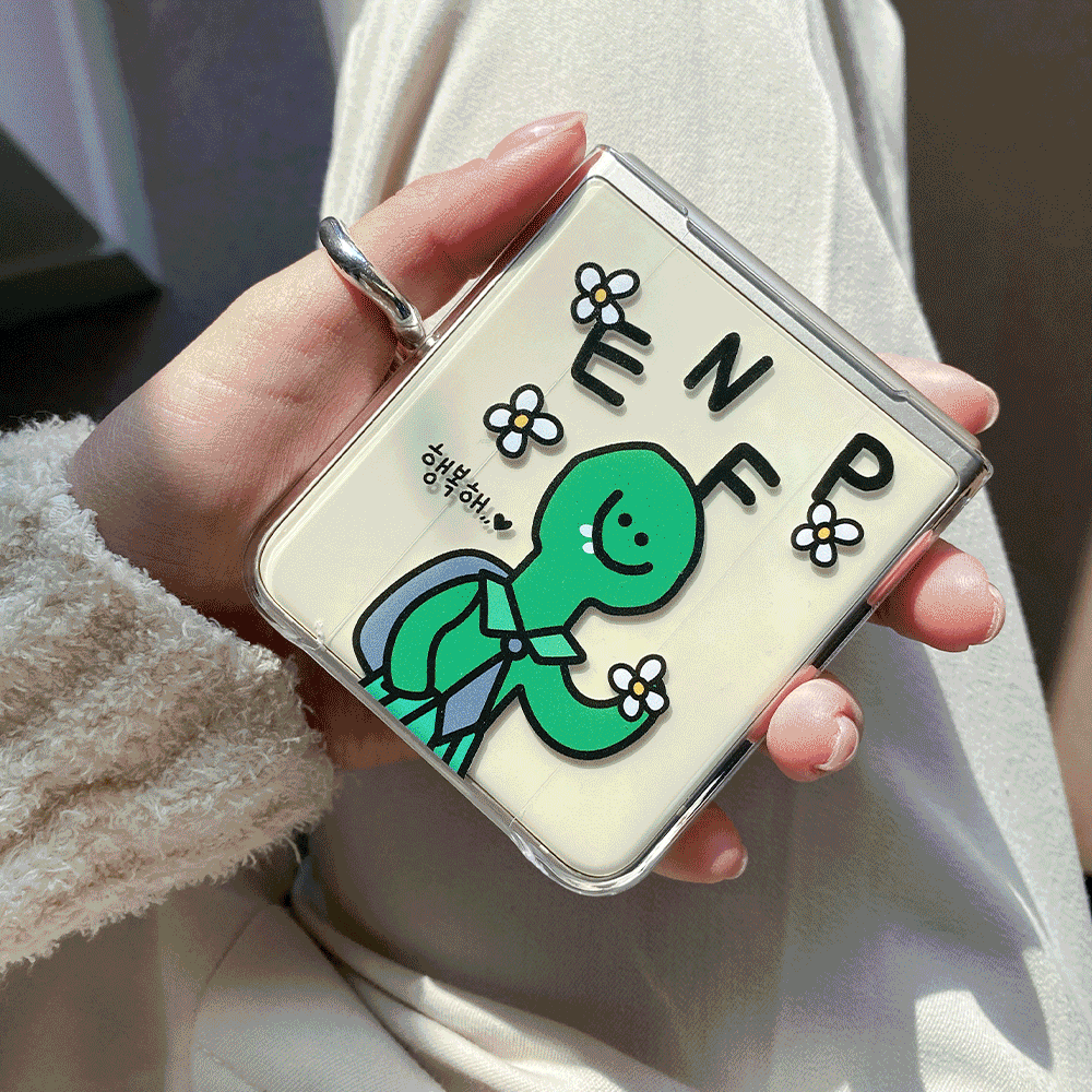 갤럭시Z플립3케이스 삼성 제트플립 MBTI케이스 올리 INFP - 상세 이미지 2