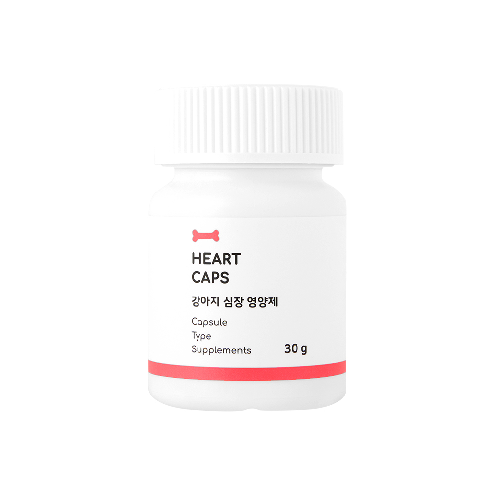 본아페티 하트캡스 강아지 심장 면역력 영양제 60캡슐, 1개 - 상세 이미지 2