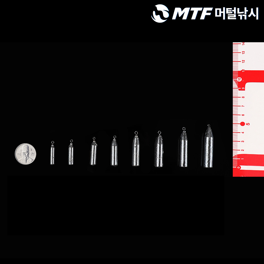루어베스트 친환경 스틱 싱커 덕용 아연코팅/ 다운샷리그/프리리그 - 상세 이미지 4