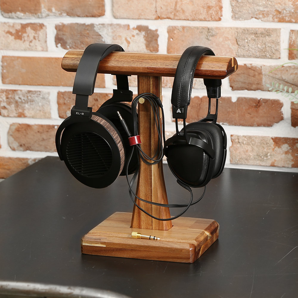 원목 헤드폰 헤드셋 거치대 스탠드 걸이 제품 이미지