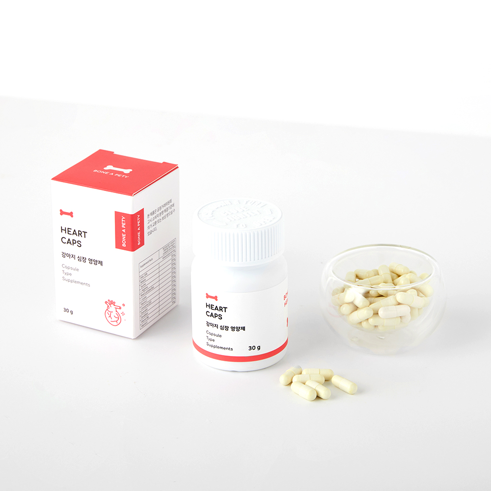 본아페티 하트캡스 강아지 심장 면역력 영양제 60캡슐, 1개 이미지 4