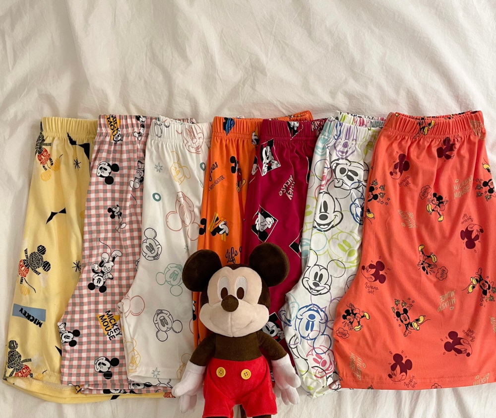 여름 치즈 디즈니 반팔 잠옷세트 빅사이즈 커플 파자마 제품 이미지