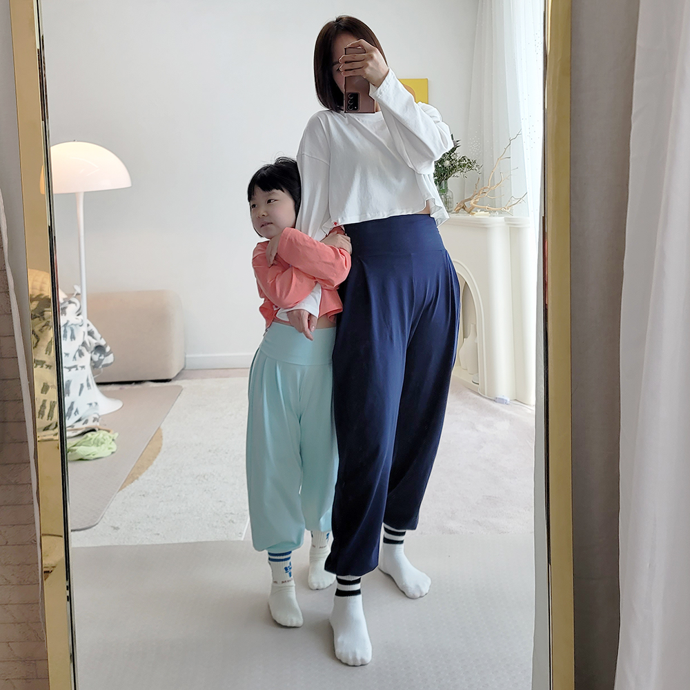 더수 맘 애슬레저룩 조거팬츠 요가바지 실내복 운동복 - 상세 이미지 5