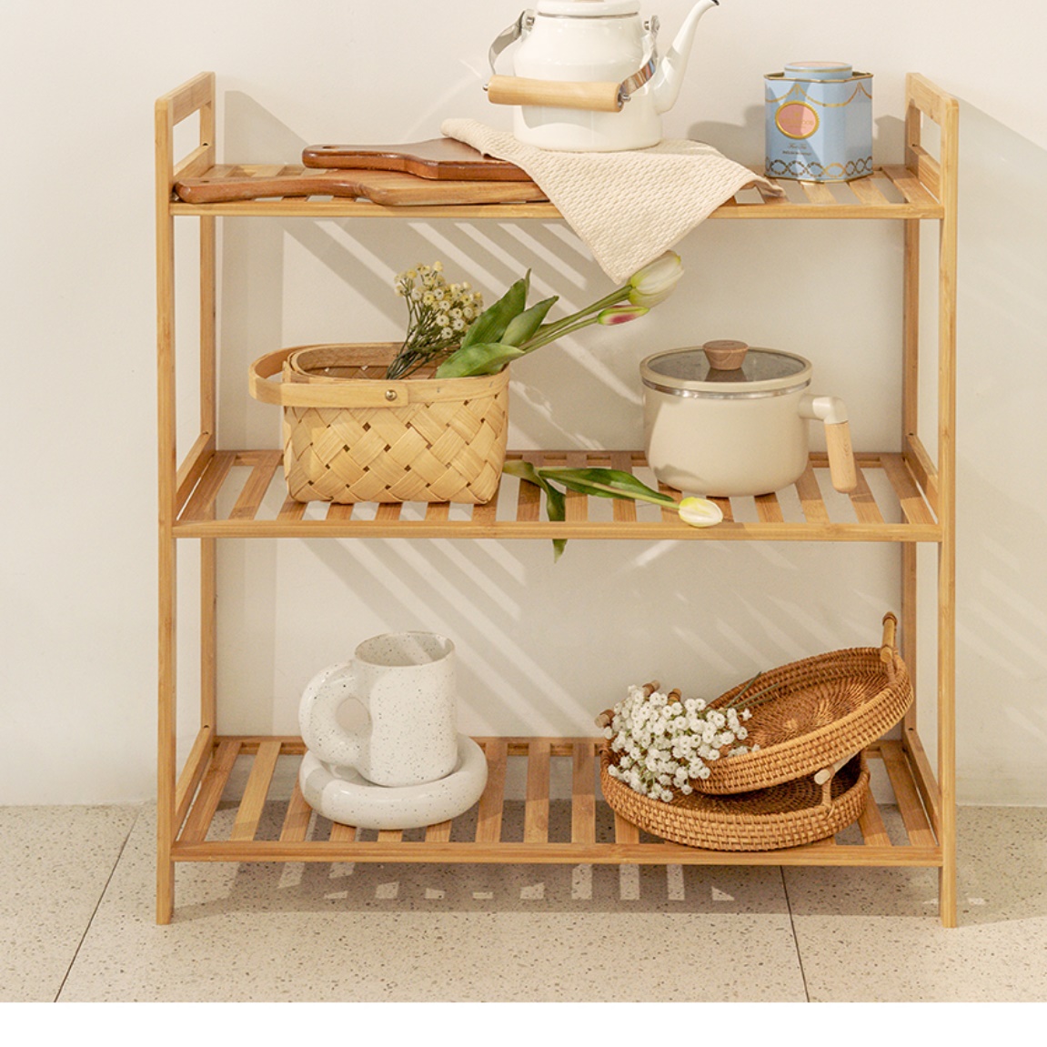 화분 테이블 소품 테이블 장식 창가 테이블 소파 틈새 선반