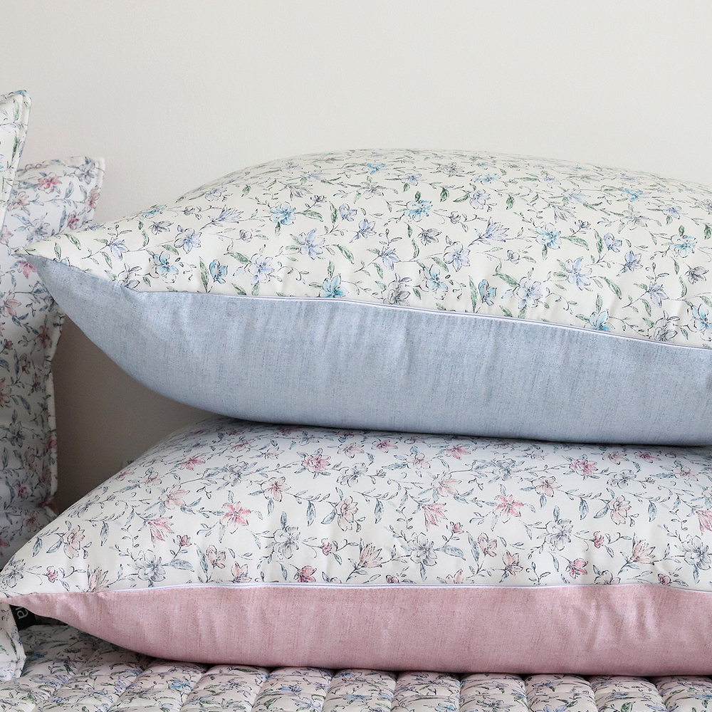 부드러운침대패드 로얄홈 플라워패턴 하니 미끄럼방지 패드