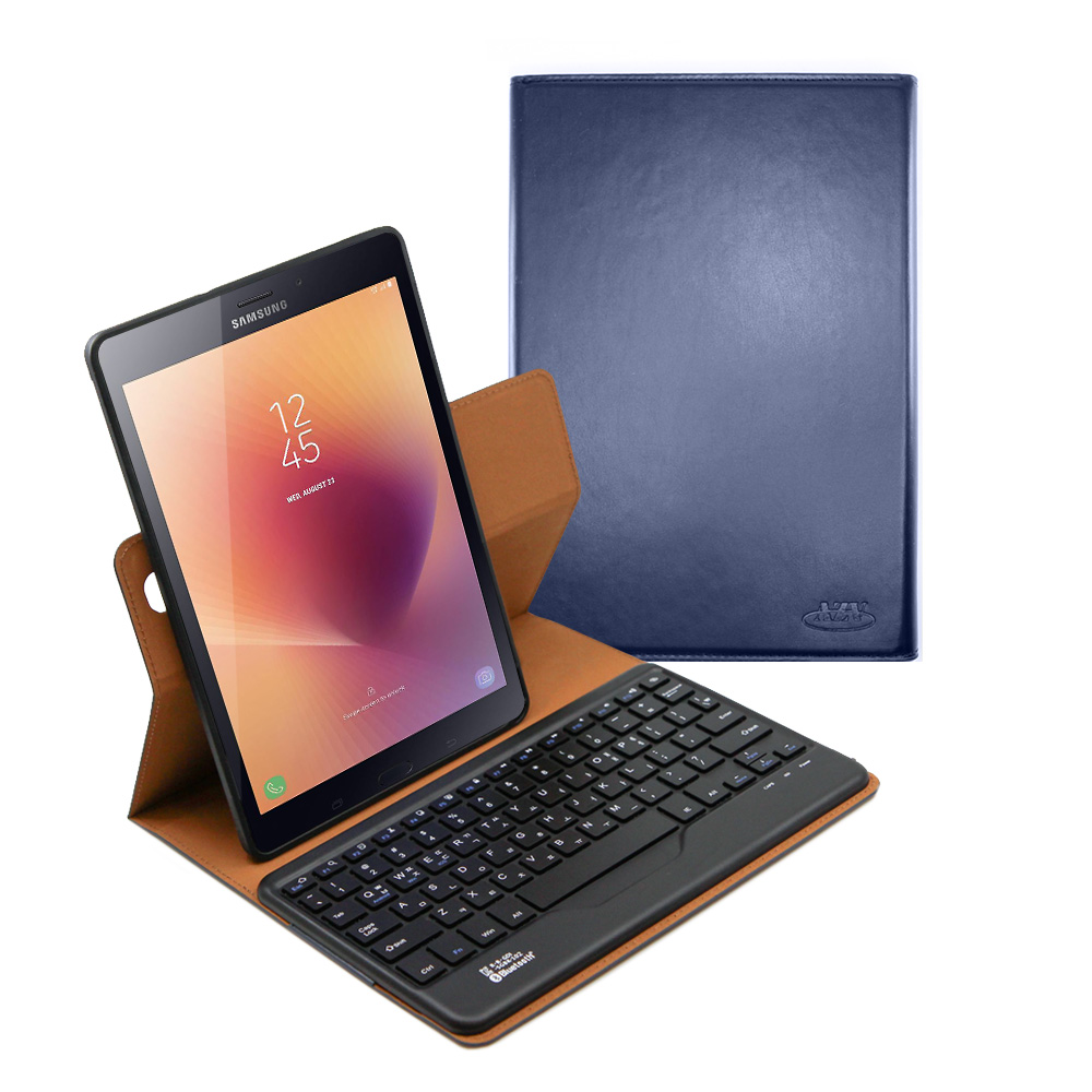 삼성 갤럭시탭A 8.0 2017 AZA 블루투스 키보드 기본 케이스 가죽 360도 회전형 t380/t385